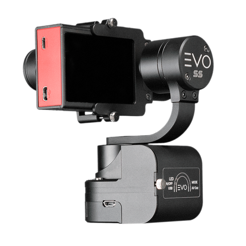 EVO SS wearable 3 axis gimbal iwth Garmin Virb