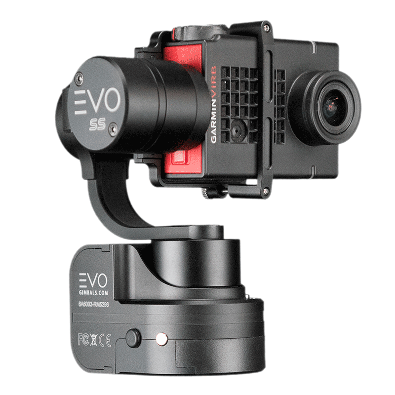 EVO SS wearable 3 axis gimbal iwth Garmin Virb