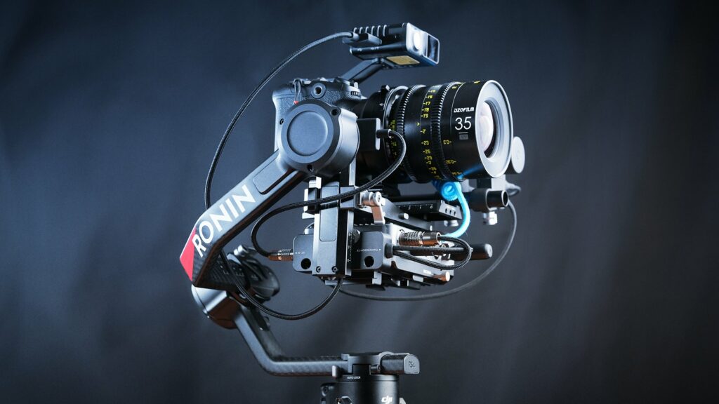 DJI RS 4 Pro fully rigged DSLR setup
