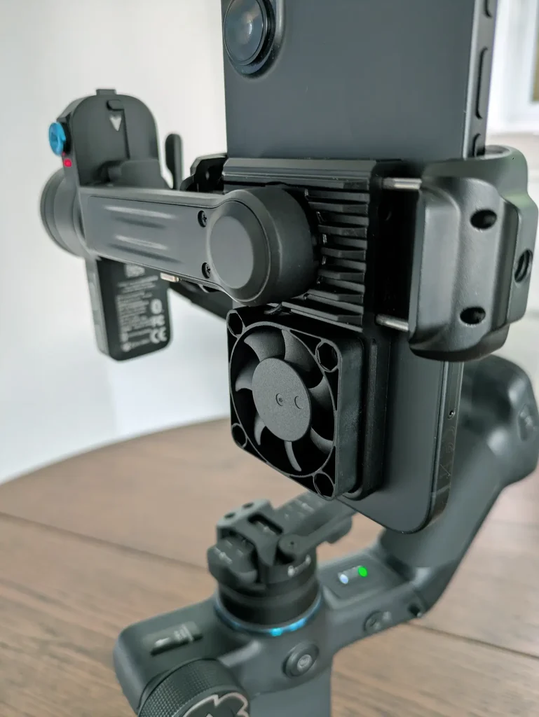 FeiyuTech SCORP Mini 3 Pro built-in fan